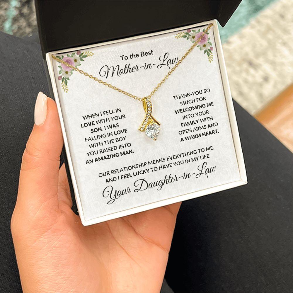 Mother-in-Law Gift from Daughter-in-Law Necklace - Mallard Moon Gift Shop