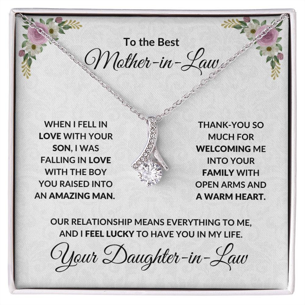 Mother-in-Law Gift from Daughter-in-Law Necklace - Mallard Moon Gift Shop