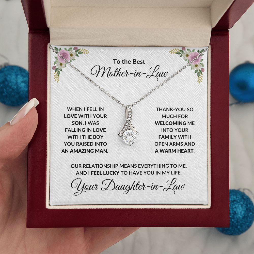 Mother-in-Law Gift from Daughter-in-Law Necklace - Mallard Moon Gift Shop