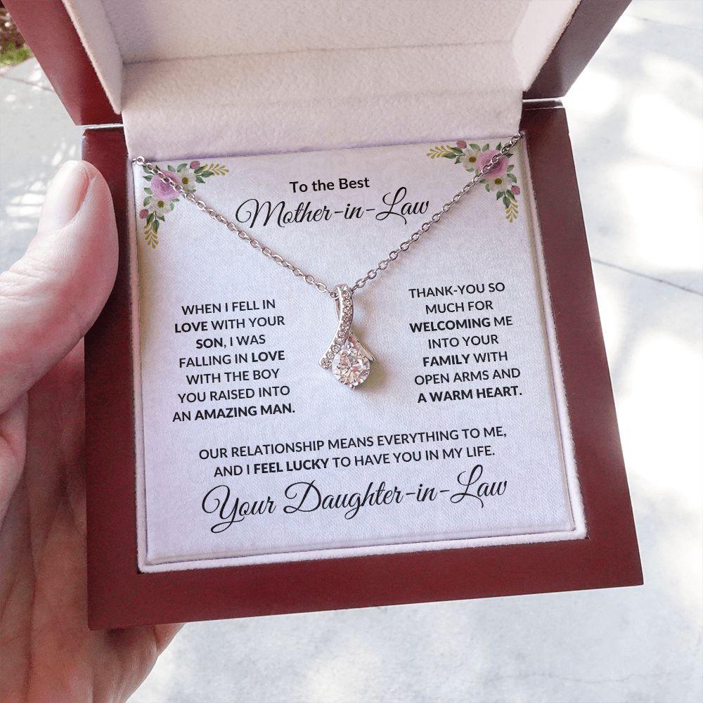 Mother-in-Law Gift from Daughter-in-Law Necklace - Mallard Moon Gift Shop