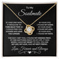 To My Soulmate You Are My Life Love Knot Necklace with Message Card and Gift Box - Mallard Moon Gift Shop