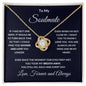 To My Soulmate Love You Forever Love Knot Necklace - Mallard Moon Gift Shop