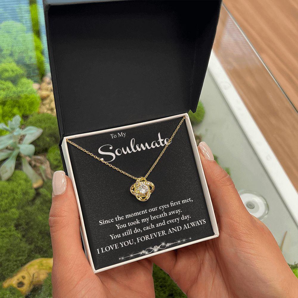 Soulmate Love Forever and Always Pendant Necklace - Mallard Moon Gift Shop