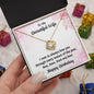 Wife Birthday Gift from Hunter Husband CZ Love Knot Pendant Necklace - Mallard Moon Gift Shop