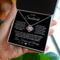To My Soulmate You Are My Life Love Knot Necklace with Message Card and Gift Box - Mallard Moon Gift Shop