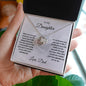 To My Daughter - I Will Always Love You - Love Knot Necklace - Mallard Moon Gift Shop