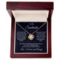 To My Soulmate Love You Forever Love Knot Necklace - Mallard Moon Gift Shop