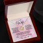 To My Wife - I Can't Live without You - Love Knot Necklace Message Card and Gift Box - Mallard Moon Gift Shop