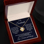 To My Soulmate Love You Forever Love Knot Necklace - Mallard Moon Gift Shop