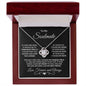 To My Soulmate You Are My Life Love Knot Necklace with Message Card and Gift Box - Mallard Moon Gift Shop