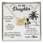 Gift for Daughter - I'll Always Be With You - Interlocking Hearts Necklace - Mallard Moon Gift Shop