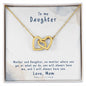Mother and Daughter Gift Interlocking Hearts Necklace - Mallard Moon Gift Shop