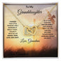 Granddaughter Gift Love Grandma Necklace - Mallard Moon Gift Shop