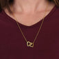 To My Daughter Your Journey in Life Interlocking Hearts Necklace - Mallard Moon Gift Shop