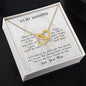 To My Daughter Your Journey in Life Interlocking Hearts Necklace - Mallard Moon Gift Shop