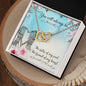 Gift for Sister - You Will Always Be The Sister Of My Soul - Interlocking Hearts Necklace - Mallard Moon Gift Shop