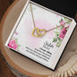 Gift for Sister Interlocking Hearts Necklace - Mallard Moon Gift Shop