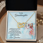 To My Granddaughter Hugs from Grandma Necklace - Mallard Moon Gift Shop