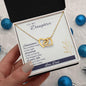 Gift for Daughter Love Dad Interlocking Hearts Necklace - Mallard Moon Gift Shop