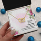 Gift for Sister Interlocking Hearts Necklace - Mallard Moon Gift Shop