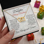 Daughter Christmas Gift - Love Forever and Always - Interlocking Hearts Necklace - Mallard Moon Gift Shop