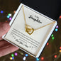 To My Daughter Pages of Life Interlocking Hearts Necklace - Mallard Moon Gift Shop