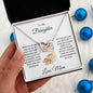 Gift for Daughter Interlocking Hearts Pendant Necklace with Gift Box - Mallard Moon Gift Shop