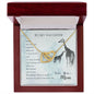 To My Daughter Best Friend for Life Interlocking Hearts Necklace - Mallard Moon Gift Shop