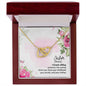 Gift for Sister Interlocking Hearts Necklace - Mallard Moon Gift Shop
