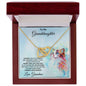 To My Granddaughter Hugs from Grandma Necklace - Mallard Moon Gift Shop
