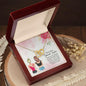 To a Special Sister Interlocking Hearts Necklace - Mallard Moon Gift Shop