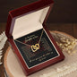 To my Daughter In Law Gift Interlocking Hearts Necklace - Mallard Moon Gift Shop