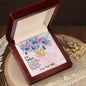 Dear Sister Interlocking Hearts Necklace - Mallard Moon Gift Shop