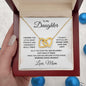 Gift for Young Daughter Hugs Interlocking Hearts Necklace - Mallard Moon Gift Shop