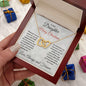 Daughter Christmas Gift - Love Forever and Always - Interlocking Hearts Necklace - Mallard Moon Gift Shop