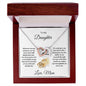 Gift for Daughter Interlocking Hearts Pendant Necklace with Gift Box - Mallard Moon Gift Shop