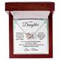 To My Daughter Interlocking Hearts Necklace - Mallard Moon Gift Shop