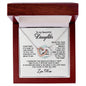 To My Beautiful Daughter - Sometimes It's Hard - Interlocking Hearts Necklace - Mallard Moon Gift Shop