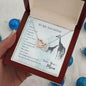 To My Daughter Best Friend for Life Interlocking Hearts Necklace - Mallard Moon Gift Shop