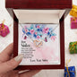Dear Sister Interlocking Hearts Necklace - Mallard Moon Gift Shop