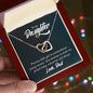 To My Daughter Gift From Dad Interlocking Hearts Necklace - Mallard Moon Gift Shop