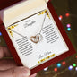 To My Daughter Love Mom Interlocking Hearts Necklace - Mallard Moon Gift Shop