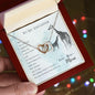 To My Daughter Best Friend for Life Interlocking Hearts Necklace - Mallard Moon Gift Shop
