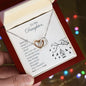 To My Daughter - Strength - Interlocking Hearts Necklace - Mallard Moon Gift Shop