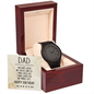 Dad Birthday Gift Wooden Watch - Loved You My Whole Life Message Card Gift Box - Mallard Moon Gift Shop