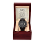 Dad Birthday Gift - Black Chronograph Watch - Mallard Moon Gift Shop
