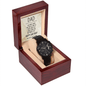 Dad Birthday Gift - Black Chronograph Watch - Mallard Moon Gift Shop