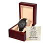 Dad Birthday Gift - Black Chronograph Watch - Mallard Moon Gift Shop