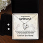 To My Girlfriend Forever Love Heart Pendant Necklace and Earring Set - Mallard Moon Gift Shop