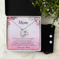 Gift for Mom Unspoken Words Forever Love Heart Pendant Necklace and Earring Set - Mallard Moon Gift Shop